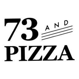 73 & Pizza Macclesfield logo.